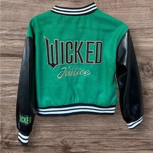 NWT Justice Wicked Varsity Jacket SZ XS 5-6